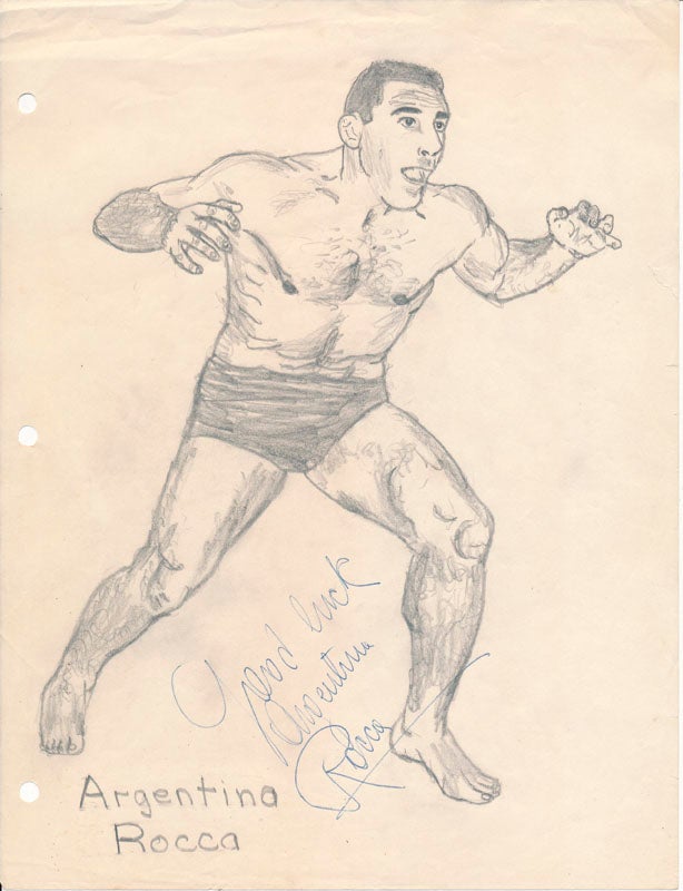 ROCCA, Antonino (1921-77) - Original Drawing Signed