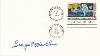 Item #46065 Signed First Day Cover. George E. MUELLER