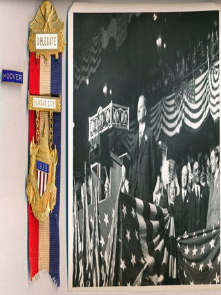 Delegate's Badge / Ticket / Lapel Pin / New Agency Photographs.