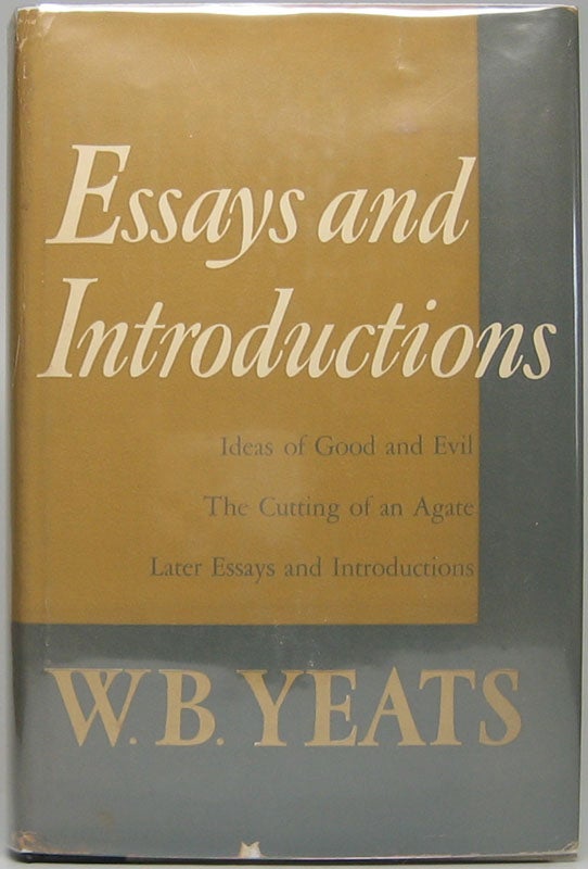 Item #46727 Essays and Introductions. W. B. YEATS.
