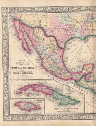 Item #46892 Map of Mexico, Central America, and the West Indies. MEXICO -- CENTRAL AMERICA --...