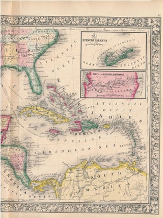 Map of Mexico, Central America, and the West Indies.