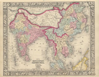 Item #46945 Map of Hindoostan, Farther India, China, and Tibet. CENTRAL ASIA -- Map