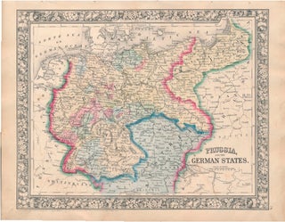 Item #46950 Prussia, and the German States. NORTHERN EUROPE -- Map