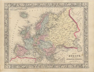 Item #46954 Map of Europe, Showing Its Gt. Political Divisions. EUROPE -- Map