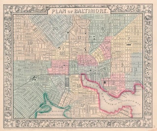 Item #46968 Plan of Baltimore. BALTIMORE -- Map