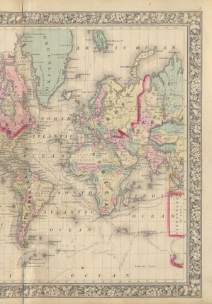 Map of the World on Mercator Projection, Exhibiting the American Continent as Its Centre.