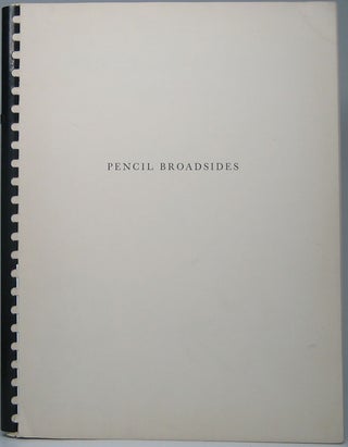 Item #47151 Pencil Broadsides: A Manual of Broad Stroke Technique. Theodore KAUTZKY