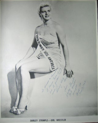 Item #47245 Inscribed Photograph Signed. Shirley STRIMPLE
