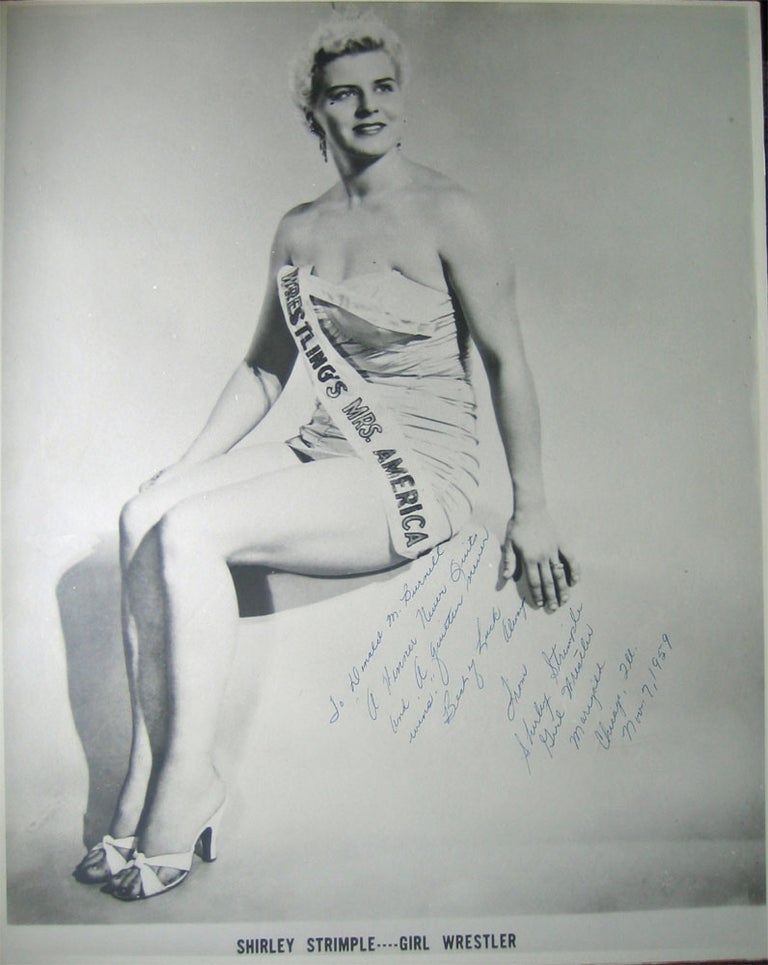Item #47245 Inscribed Photograph Signed. Shirley STRIMPLE.