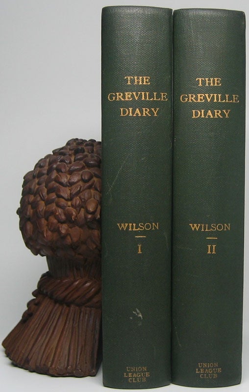 Item #47607 The Greville Diary: Including Passages Hitherto Withheld from Publication. Charles GREVILLE.