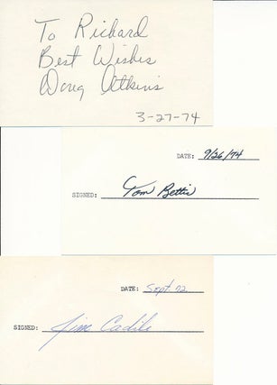 Item #47889 Eleven (11) Signatures / Unsigned Booklet. CHICAGO BEARS -- 1963 TEAM