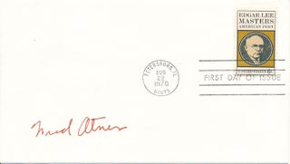 Item #48061 Signed First Day Cover. Fred ORTNES