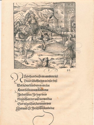 Group of Nine "Theuerdank" Woodcuts.