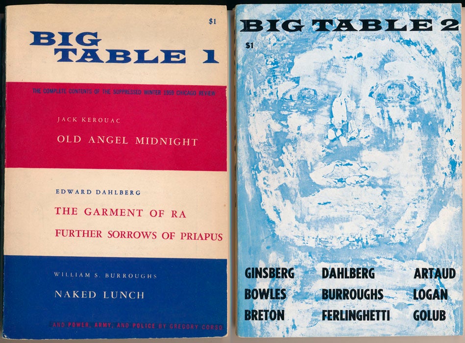 ROSENTHAL, Irving (editor No. 1) and CARROLL, Paul (editor Nos. 2, 3. 4) - Big Table 1 / Big Table 2 / Big Table 3 / Big Table 4