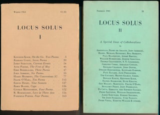 Item #48098 Locus Solus (Volumes I-IV in three volumes). John ASHBERY, Harry, MATHEWS, Kenneth,...