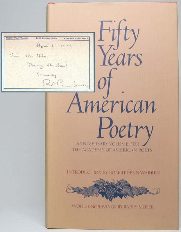 Item #48122 Fifty Years of American Poetry. Robert Penn WARREN, introduction.