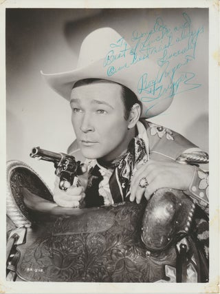 Item #48331 Inscribed Photographs Signed. Roy ROGERS, Dale EVANS