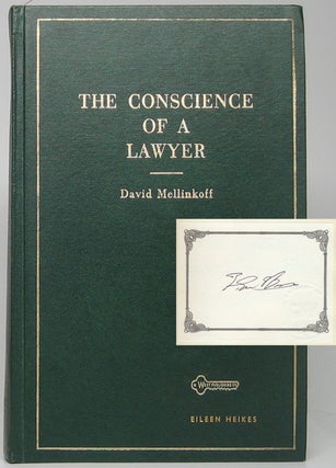 Item #48738 The Conscience of a Lawyer. David MELLINKOFF