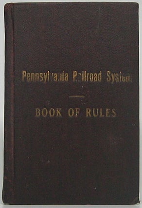 Item #48803 Operating Department Rules for Conducting Transportation. PENNSYLVANIA RAILROAD SYSTEM