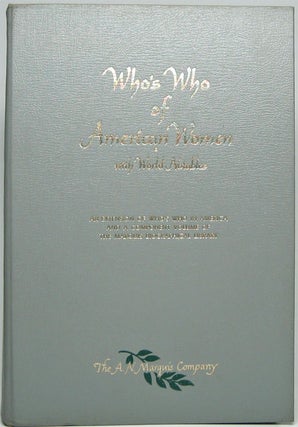 Item #48852 Who's Who of American Women with World Notables: An Extension of Who's Who in America...