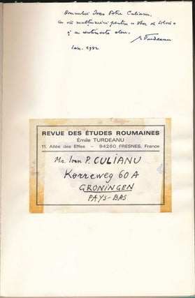 Revue des Études Roumaines: Tome XIII-XIV and Tome XV.