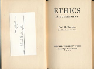 Ethics in Government.