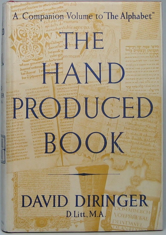 Item #49190 The Hand-Produced Book. David DIRINGER.