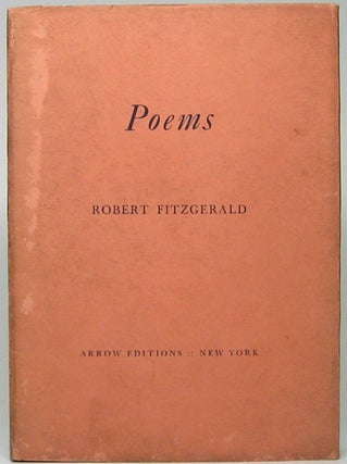 Item #49527 Poems. Robert FITZGERALD