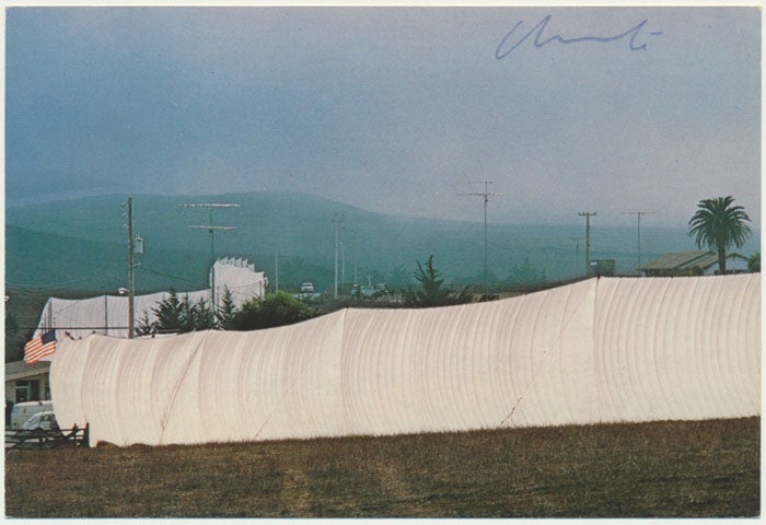 Item #49665 Color Photograph Signed. CHRISTO.