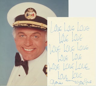 Item #49749 Autograph Note Signed. Gavin MacLEOD