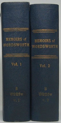 Item #49793 Memoirs of William Wordsworth, Poet-Laureate, D.C.L. Christopher WORDSWORTH