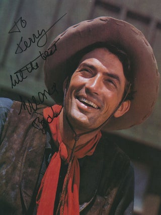 Item #50327 Color Inscribed Photograph Signed. Gregory PECK