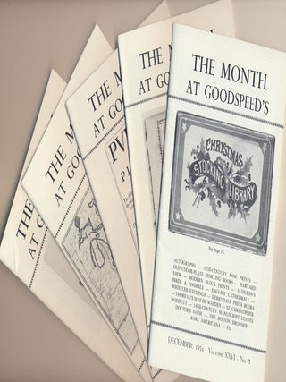 The Month at Goodspeed's Book Shop: Volume XXVI.