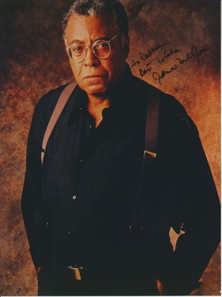 Item #50697 Color Inscribed Photograph Signed. James Earl JONES