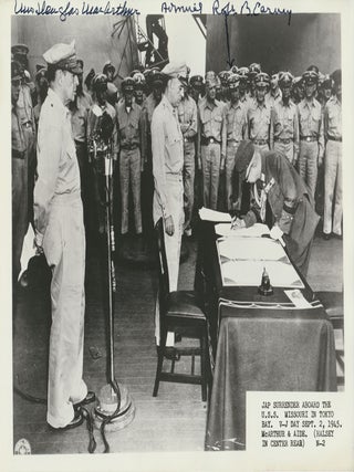 Photograph Signed. WORLD WAR TWO SURRENDER /.