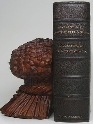 Item #51036 Postal Telegraph. Pacific Railroad. [spine title