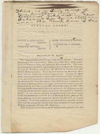 Item #51150 Pamphlet Signed. John A. COLLINS
