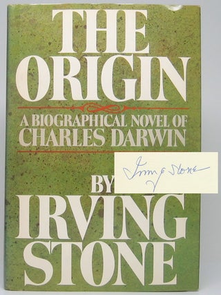 Item #51242 The Origin: A Biographical Novel of Charles Darwin. Irving STONE