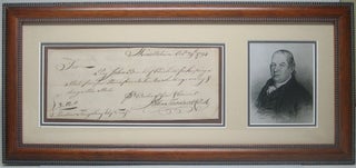 Item #51589 Autograph Document Signed. John TREADWELL