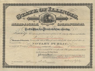 Item #51683 Document Signed. Richard J. OGLESBY