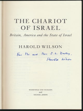 The Chariot of Israel: Britain, America and the State of Israel.