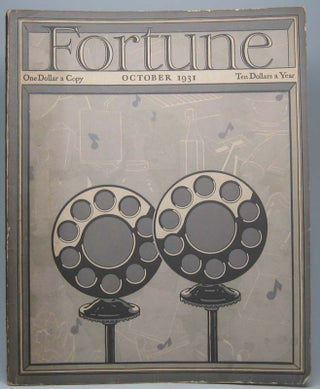 Item #5213 Fortune (Vol. 4, No. 4, October 1931). Henry R. LUCE