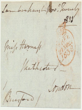 Item #52223 Free-Franked Signature. William Carr BERESFORD, 1st Viscount Beresford