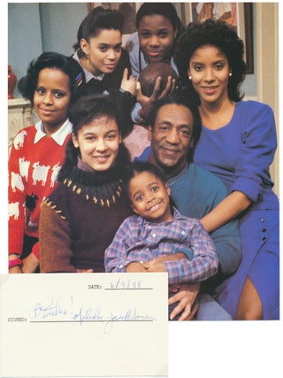 Item #52479 Signature and Inscription / Unsigned Photograph. Malcolm-Jamal WARNER
