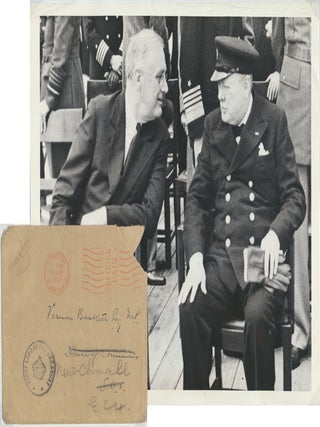 Item #52509 Holograph Addressed Envelope. Winston S. CHURCHILL