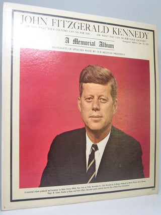 Signed and Inscribed Record Album.