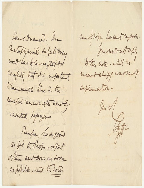 Item #52541 Autograph Letter Signed. George CAMPBELL, 8th, 1st Duke of Argyll.