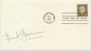 Item #52801 Signed First Day Cover. Robert GEISSMAN