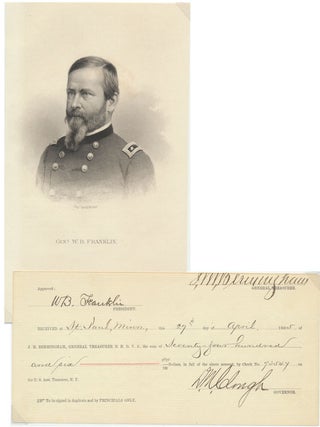 Item #52833 Partly-Printed Document Signed (partial). William B. FRANKLIN